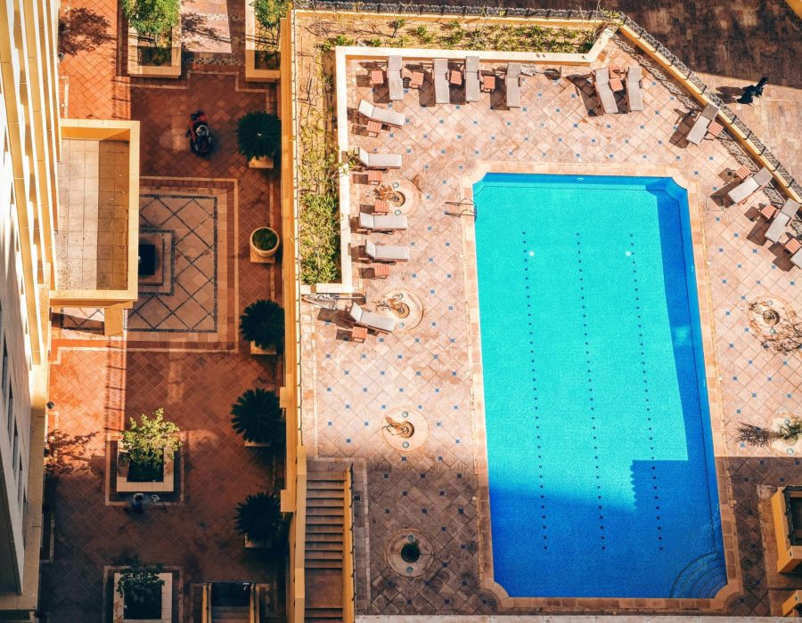 Pool & Sundeck — Porchlight community pool deck